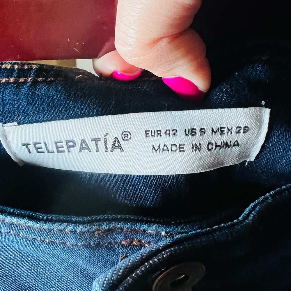 Telepatía mid rise bootcut Women's Blue Jeans 9 - Picture 4 of 9